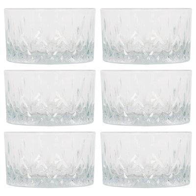 LAV Glass Stainless Steel Serving Bowl