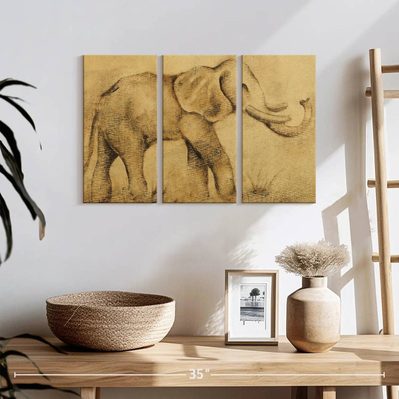 Brampt  Global Elephant Light, 28" H x 45" W