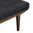 Grey And Oak Tufted Bench