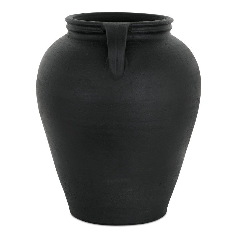 Jovi Vase Black Terracotta