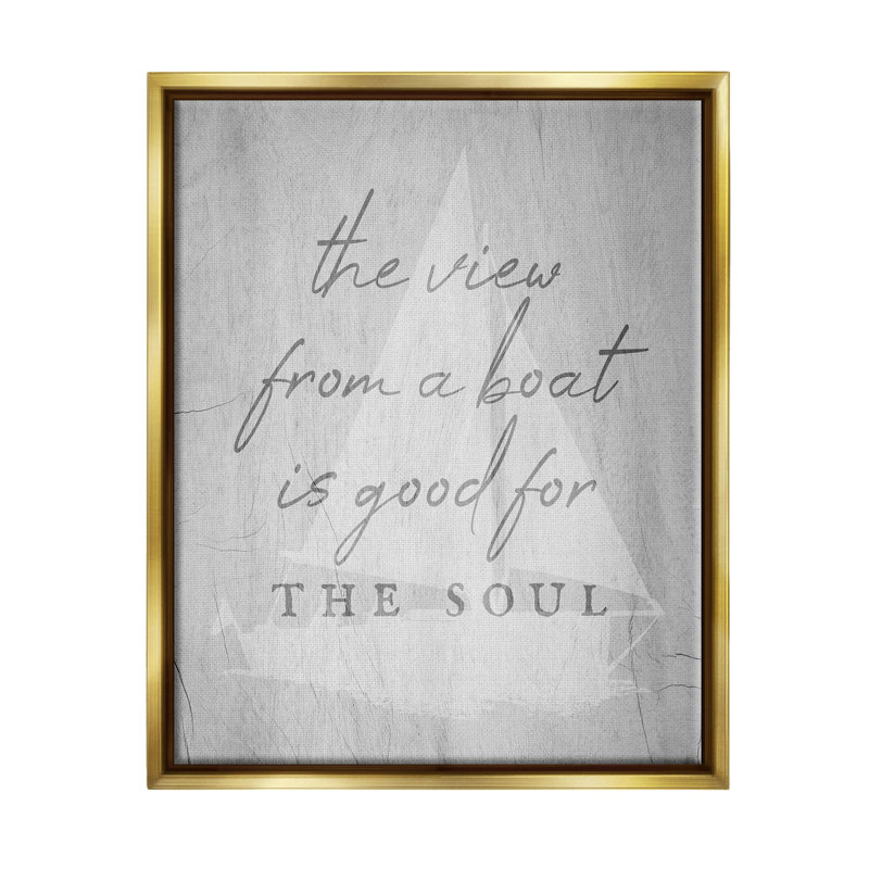 «View From Boat Good For Soul», estampe numérique encadrée par Lil 'Rue, H 21 po x l 17 po x P 1,7 po
