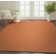 Brenly Geometric Machine Washable Non Skid Indoor Area Rug - Orange