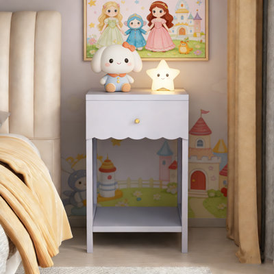 Table de chevet Scalloped Edge