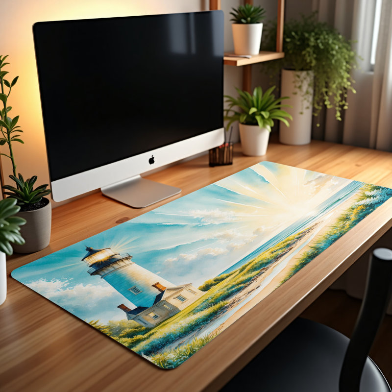 Polyester Desk Pad, 14.4x12.1