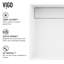 Lavabo de salle de bain rectangulaire fait à la main blanc mat L 18 po x l 15 po x H 5 po Jasmine