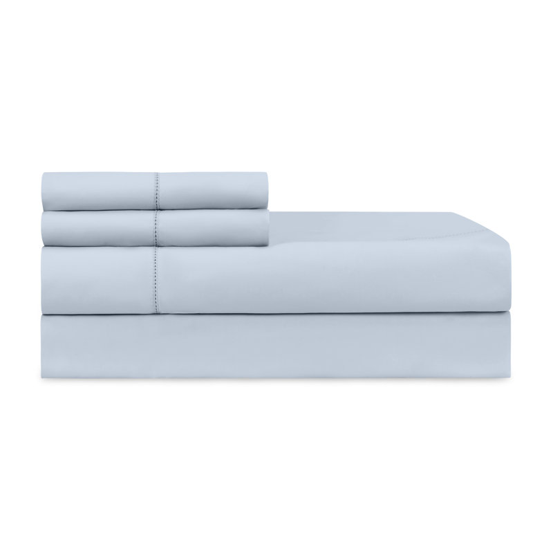 Perla Percale Sheet Set, California King, Mint Green