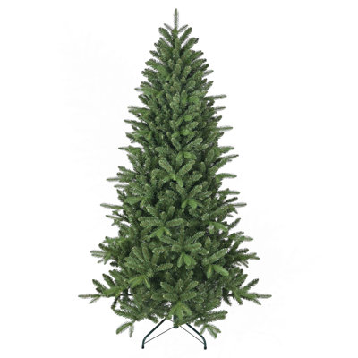 Artificial Christmas Tree, Full Lush Hinged Pine with PE+PVC Mixed Needles for Indoor/ Outdoor Christmas Decoration