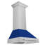 ZLINE 30 in. Satin Steel Wall Mount Range Hood and Stainless Steel Handle-66171051