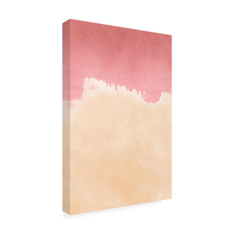 Art sur toile Amini54 PEACHY, H 19 po x l 12 po