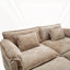 Canapé modulaire rembourré 2 places avec repose-pieds Zuri-523690001