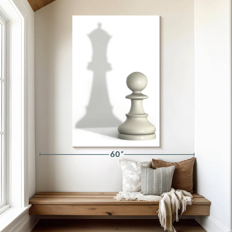 Senne Queen Pawn Shadow, 51" H x 34" W