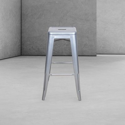 Counter Stool with Metal Frame