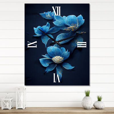 Hibir - Floral Vintage Wall Clock