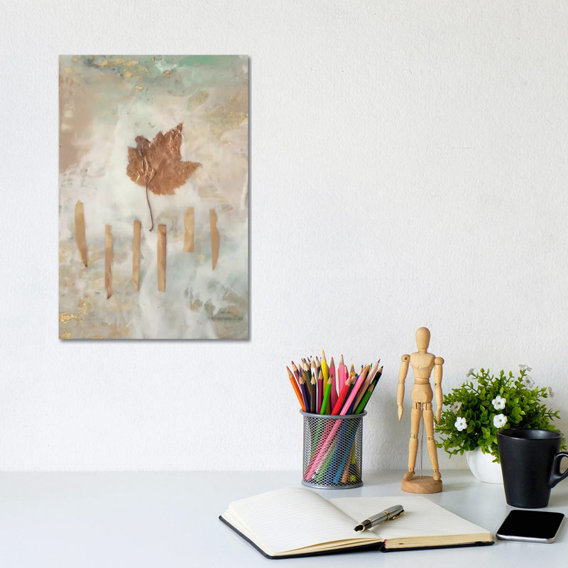 Bronzed In Wax II by Jennifer Goldberger - Wrapped Canvas Print, 30.48cm H x 20.32cm W