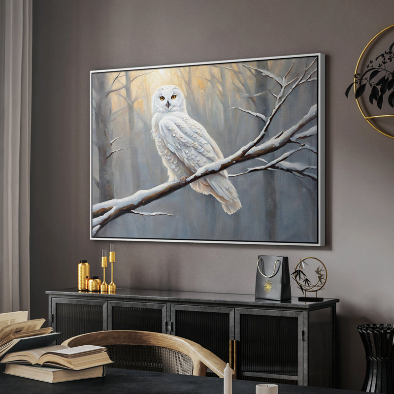«Vintage Landscape - CCXII» sur toile, H 25 po x l 37 po, Blanc
