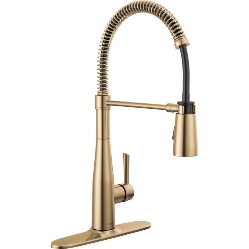 Robinet de cuisine Essa Pro, Bronze champagne