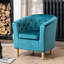 Tarbes Velvet Barrel Chair-2122223357