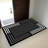 Contemporary Stripe Design High Traffic Area Rug 7'10" x 10' Black-651594897