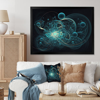 " Turquoise Galactic Superstring Space Harmony "