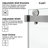 68-73" W X 76" H Frameless Double Sliding Shower Door with 3/8" (10mm) Clear Tempered Glass, Shatter-Resistant Film & Installation Hole Locator-116648737