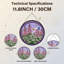 Panneau de vitrail de jardin 12 "H 12"-361570210