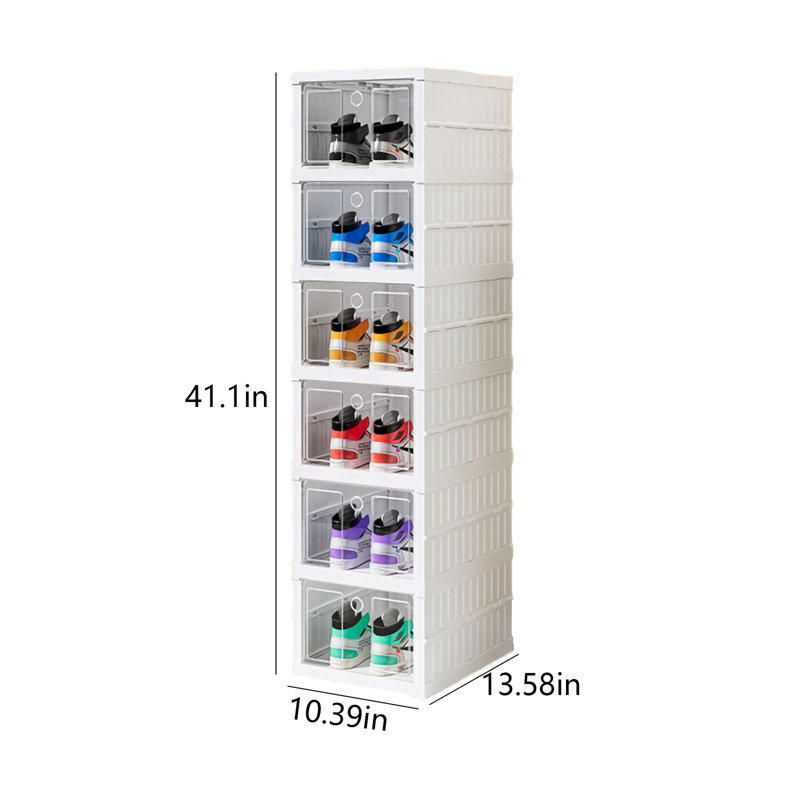 Foldable Narrow Shoe Rack – No-Installation Multi-Layer Storage Organizer For Entryways And Small Spaces
