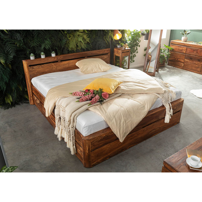 Toronto Solid Wood Storage Bed, Super King (6')