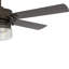 Ventilateur de plafond standard à 5 pales de 52 po avec commande murale et ensemble d'éclairage inclus -1304087376