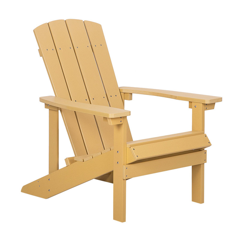Calais Outdoor Adirondack Chair, Yellow