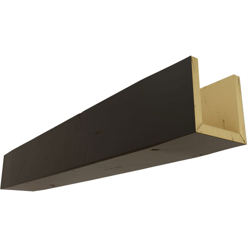 Poutre de plafond Knotty Endurathane, Brume champagne, 24 pi L, 6"H x 8"W