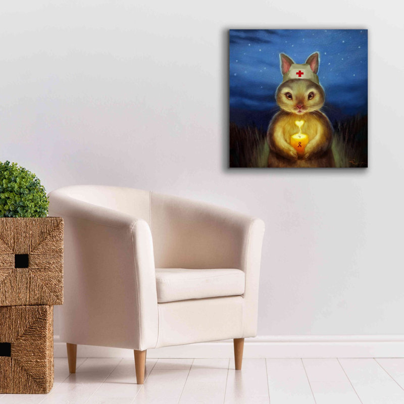 «Hope» par Lucia Heffernan, art mural sur toile, H 26 po x l 26 po x P 1,5 po