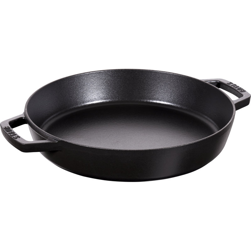 STAUB Cast Iron Fry Pan, Black, 34cm