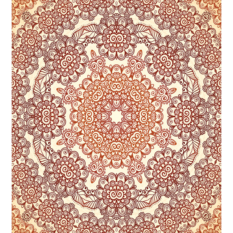 Eclectic Polyester Floral Duvet Cover, King