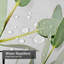 Rideau de douche vert à 12 crochets vert Eucalyptus-436245735