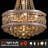 9-light Dimmable Empire Chandelier