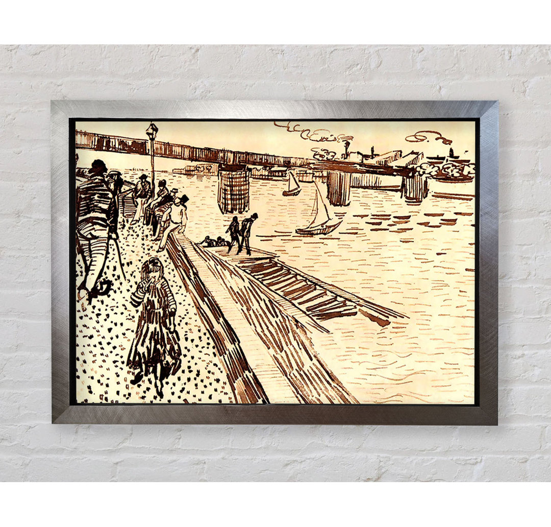 Van Gogh Die Eisenbrücke bei Trinquetaille an der Rhone - Druck