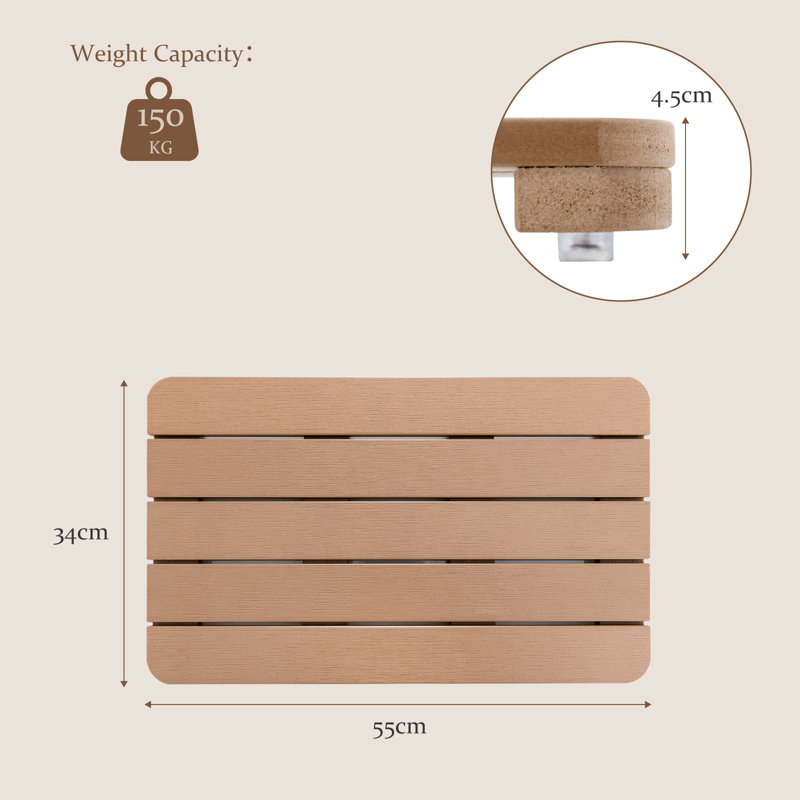 Nealie Bath Mat, Natural