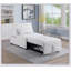 Canapé-lit contemporain en tissu Sherpa