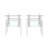 Set Of 2, Modern Tempered Glass Tea Table Coffee Table End Table, Square Table For Living Room-1332095663