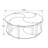 Harmonia Sculptural Tiered Walnut Coffee Table Set