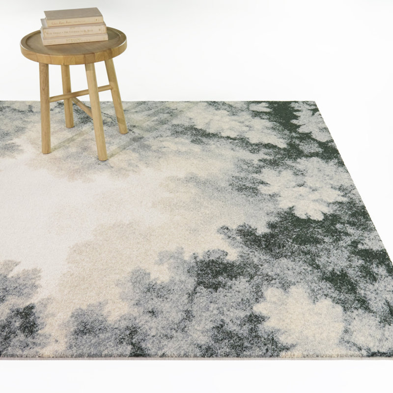 Tapis Ashford Blue Ethereal Forest, 5 pi 3 po x 7 pi