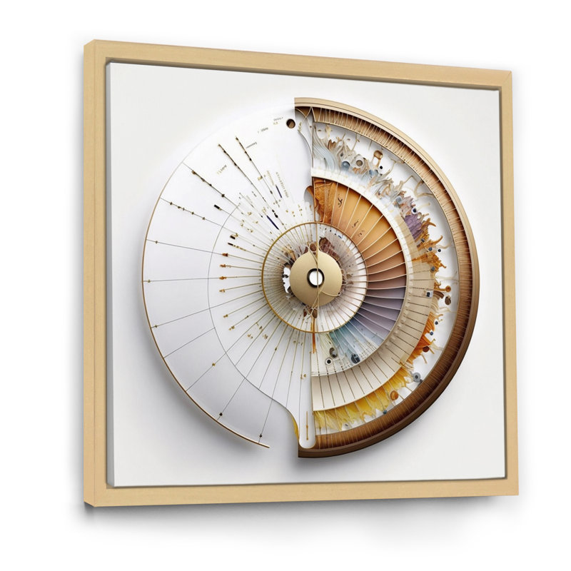 «Caclulation The Universe Spiral Illustration», reproduction sur toile, H 36 po x l 36 po x P 1,5 po, Cadre naturel flottant