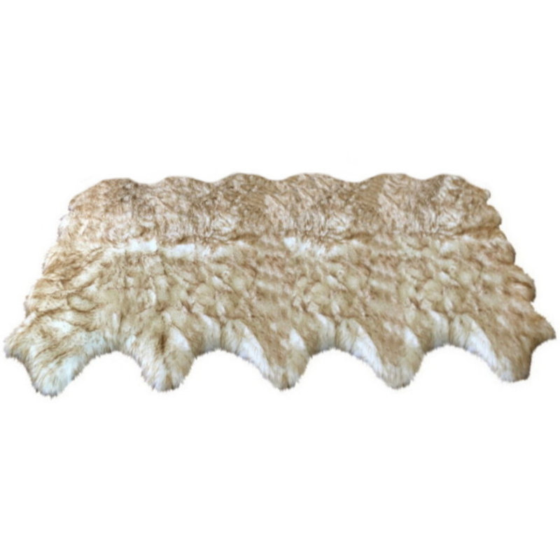 Tapis beige Wicklund, Nouveauté 6 pi x 10 pi