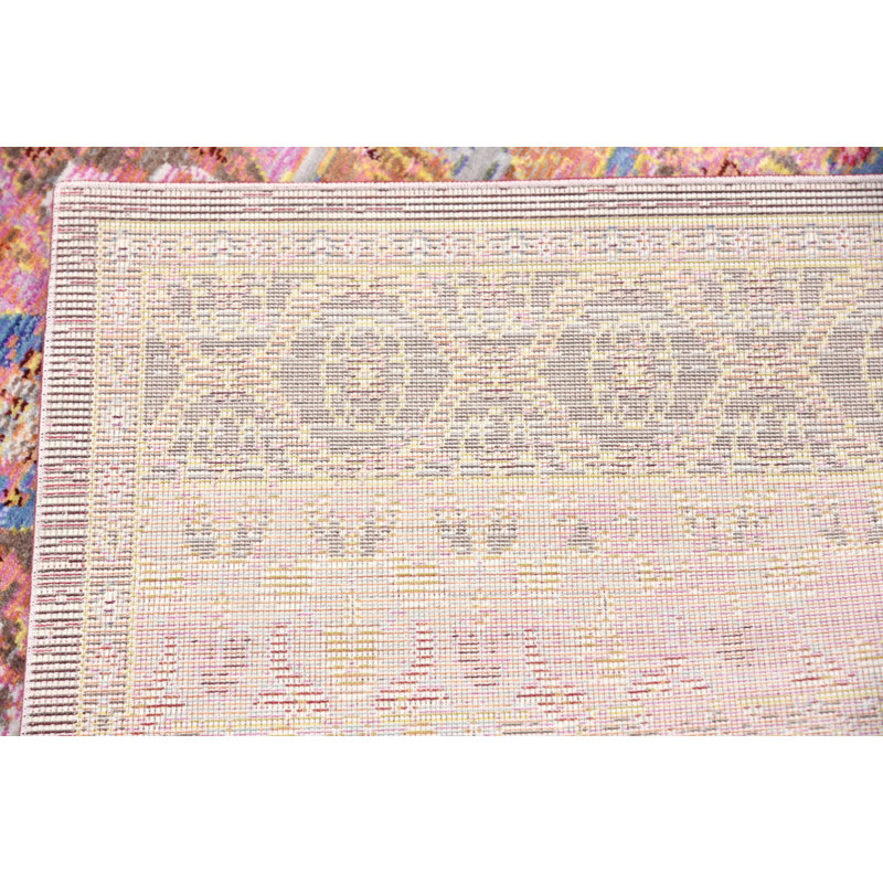Maggie Oriental Power Loom Polyester Rug, Runner 2'7" x 9'10"