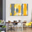 Abstrait jaune sur toile-1231908592