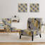 Fauteuil de chambre rembourré Mid-Century