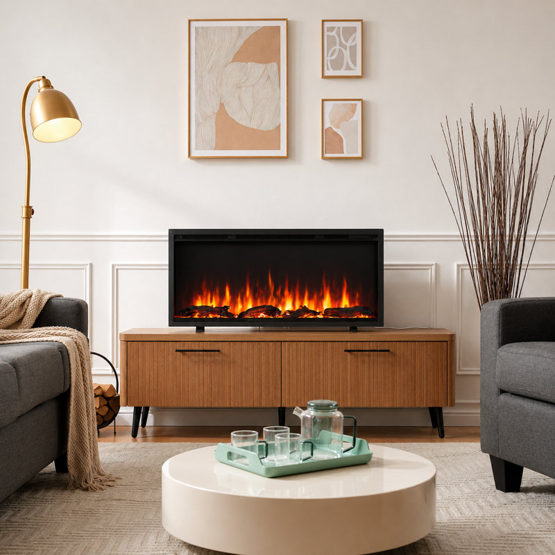 FLAMEKO Avena, 45cm H x 107cm W x 14cm D