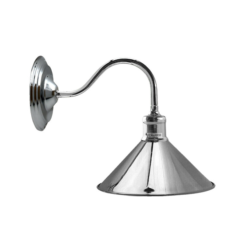 Clementina Armed Sconce, No, Chrome