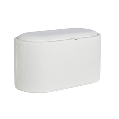 Aurie 77cm Wide Rectangle No Pattern Standard Ottoman with Storage