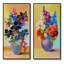 «Still Life Summer Flowers Bouquet II», ensemble de 2 peintures sur toiles-1435726485-1435726488